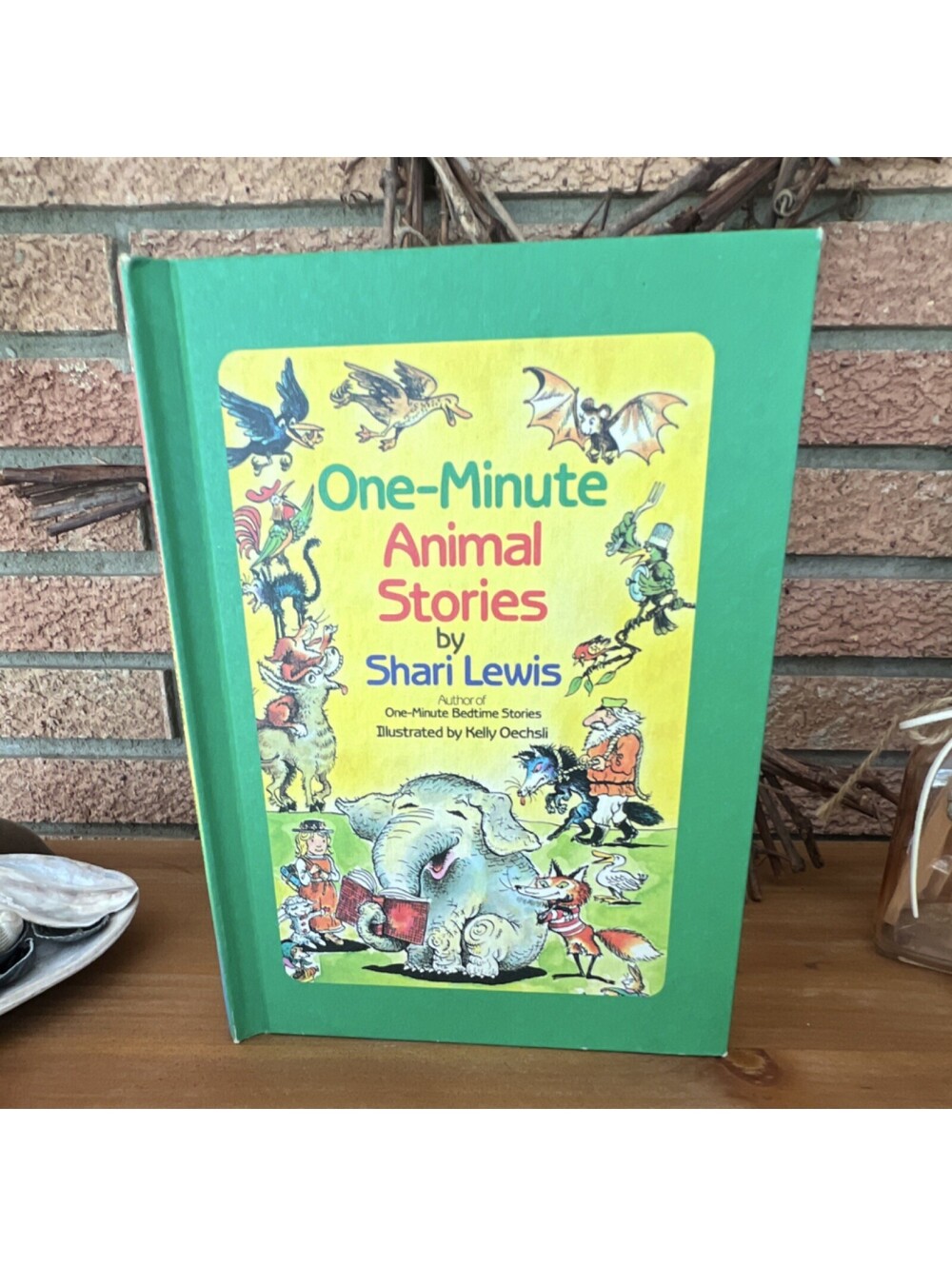 One-Minute Animal Stories Shari Lewis Kelly Oechsli 1986 Hardcover 1st Edition